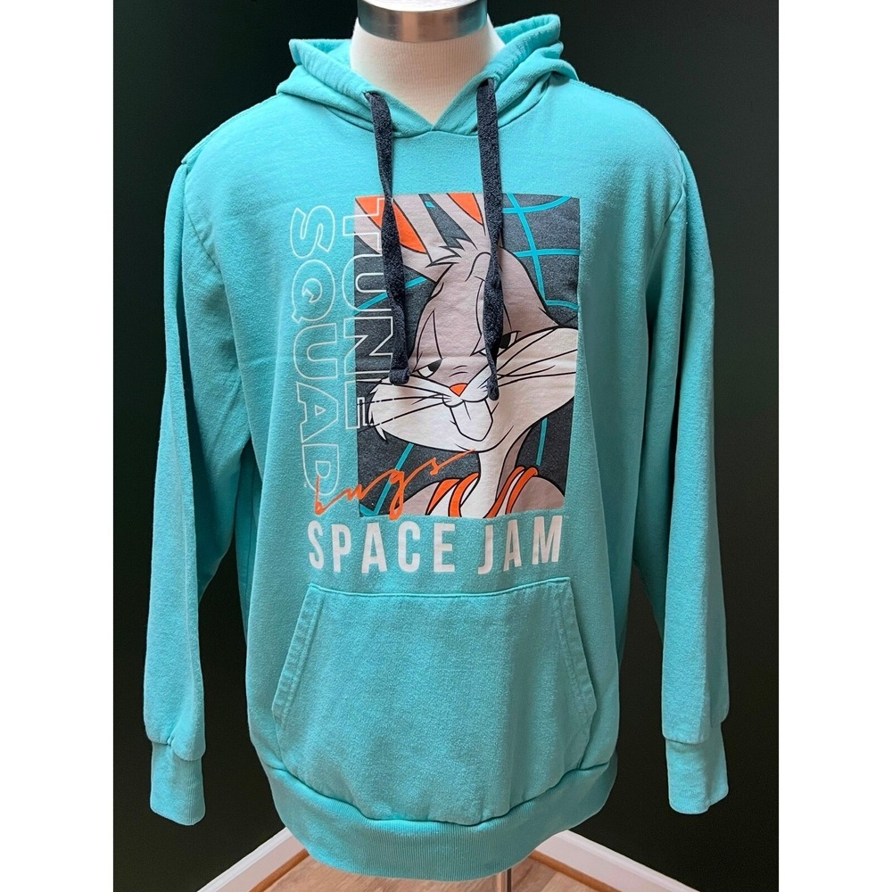 Space Jam Bugs Bunny Tune Squad Graphic Pullover Sweatshirt Men's XL